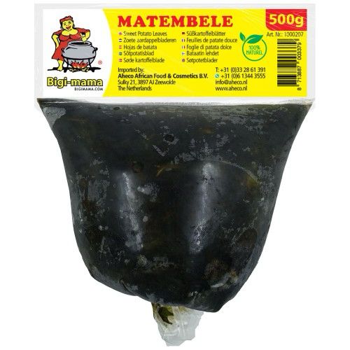 Bigi Mama Matembele Sweet Potato Leaves - 500 gr