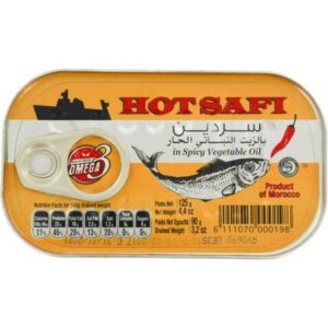 SAFI Sardine in Vegetable Oil Spicy 125G