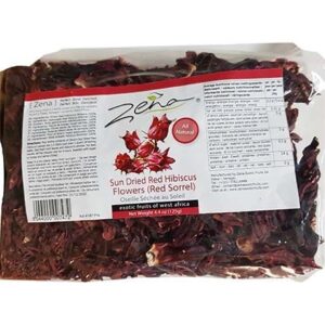 ZENA  Hibiscus Flowers Sun-Dried Red 125g